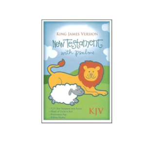 KJV Baby's New Testament with Psalms--imitation leather, pink