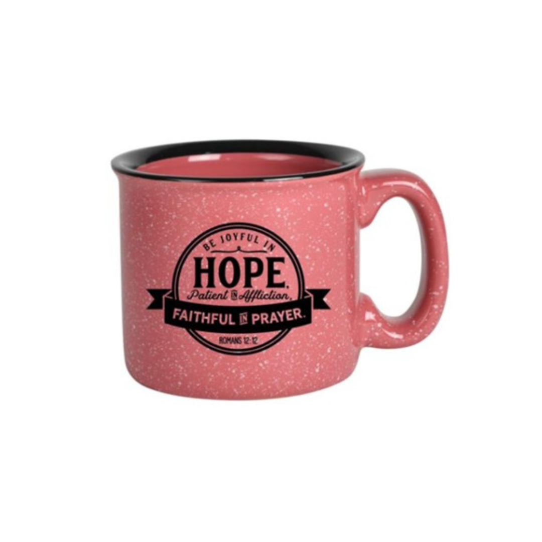 Be Joyful In Hope Campfire Mug