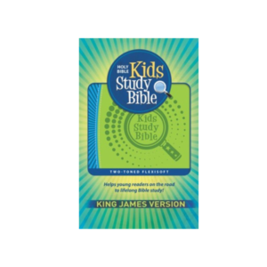 KJV Kids Study Bible Soft leather-look, blue/green